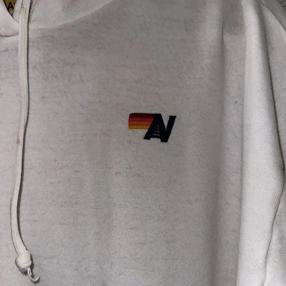 Aviator nation smiley Sunset Hoodie White Size XS